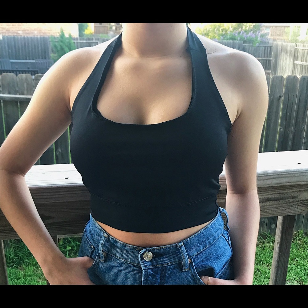 Halter crop top